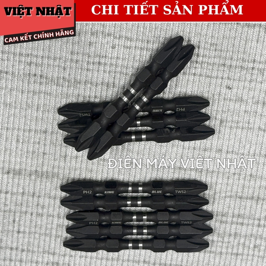 Mũi vít Kingblue BK4x65, sử dụng thép Taiwan siêu cứng-Điện Máy Việt Nhật 5