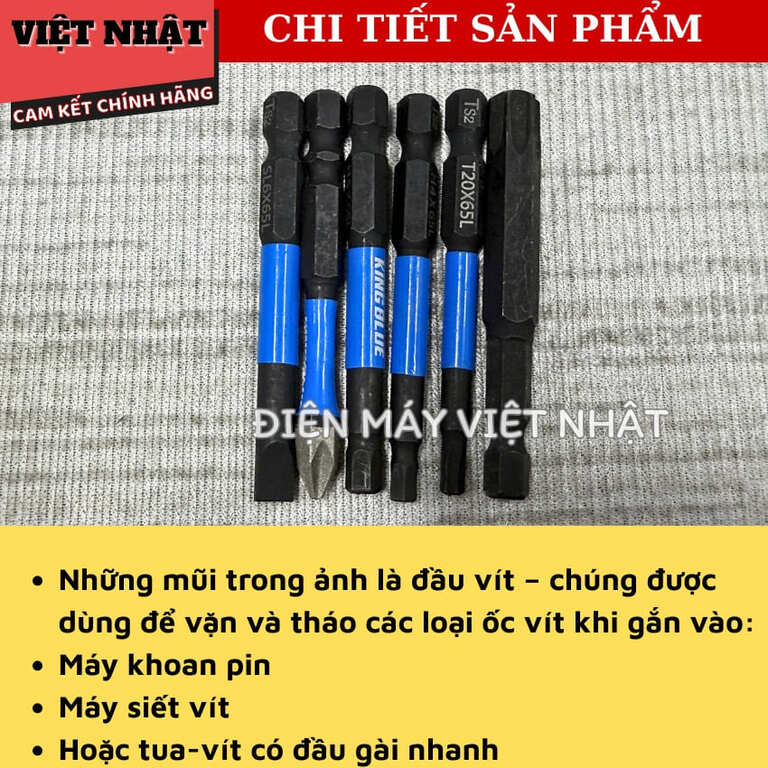 Bộ mũi khoan đa năng King blue KLJ015- Dành cho lĩnh vực điện lạnh, tiện lợi-hiệu quả 7 19