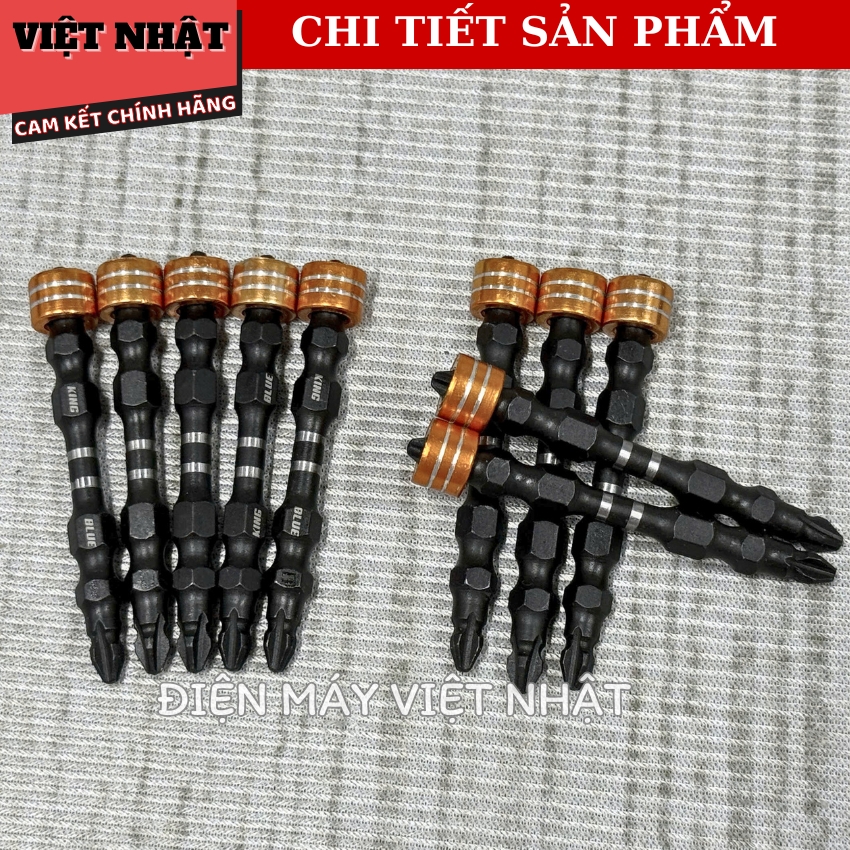 Đầu bắn vít nam châm Kingblue KB4x65S, thép S2 cao cấp siêu hít-kích thước 65mm 7 2