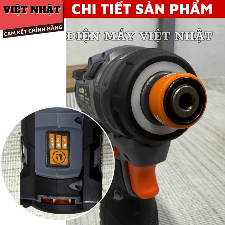 Chuyên vít có búa 16V Hukan G1-V141LUX, động cơ không chổi than 7 7