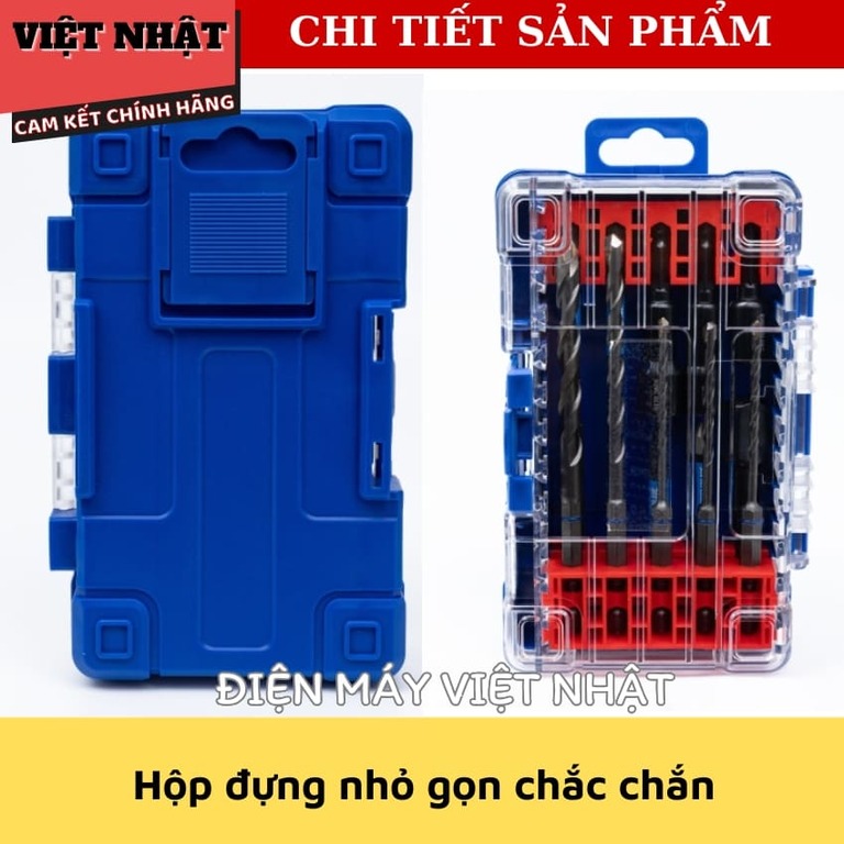 Bộ mũi khoan đa năng King blue KLJ015- Dành cho lĩnh vực điện lạnh, tiện lợi-hiệu quả 8 16