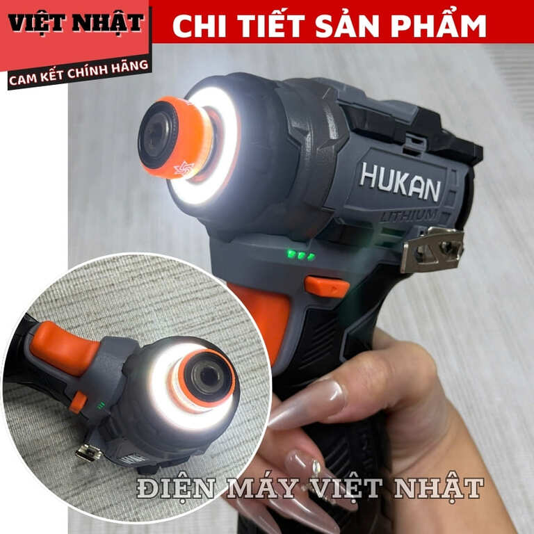 Chuyên vít có búa 16V Hukan G1-V141LUX, động cơ không chổi than 8 6