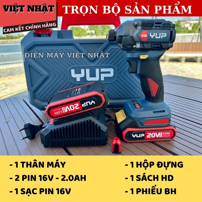 Máy chuyên vít 21V YUP YP20 W230M Máy chuyên vít 21V YUP YP20 W230M - Ảnh 11
