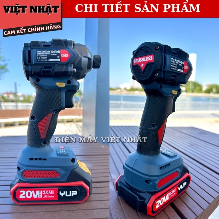 Máy chuyên vít 21V YUP YP20 W230M chuyen vit yup w230m 6