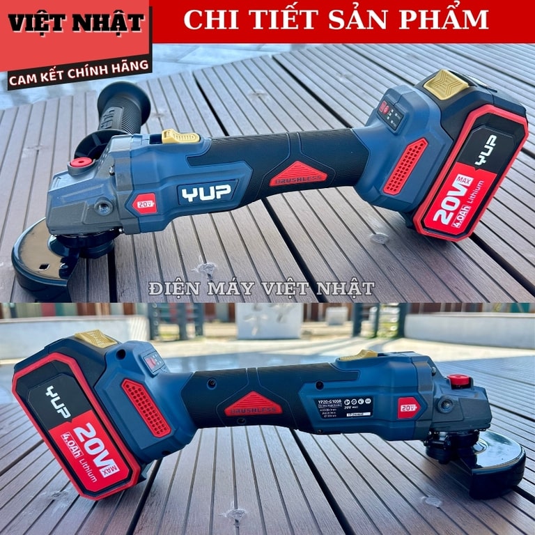 Máy mài 21V YUP YP20 G100A mai pin yupao G100A 5