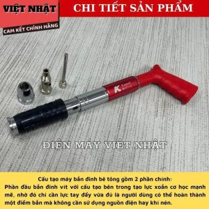 Máy bắn đinh bê tông 2 trong 1 Kapusi sung ban dinh 2 trong 1 kapusi do 6