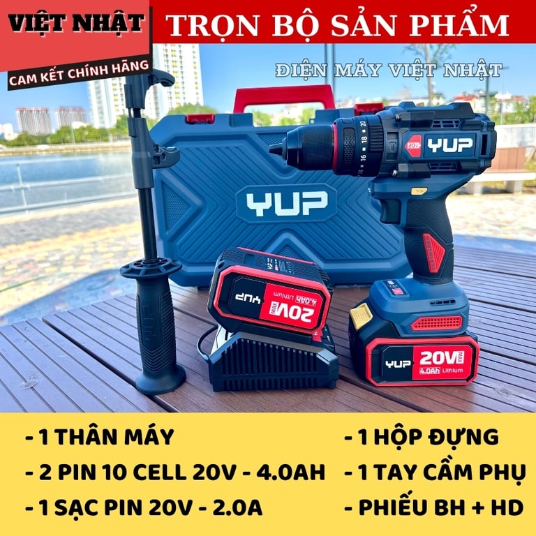 Máy Khoan Pin YUP YP20 DR13M Máy Khoan Pin YUP YP20 DR13M - Ảnh 3
