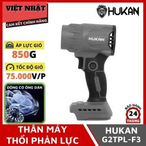Thân máy thổi phản lực Hukan G2TPL-F3, áp lực gió 850g, tốc độ 75.000v/p, bảo hành 2 năm