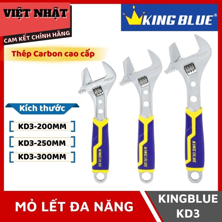 Mỏ Lết Đa Năng Kingblue KD3 Thép Carbon Cao Cấp Kích Thước 200mm 250mm 300mm Phù Hợp Nhiều Ứng Dụng 1 91