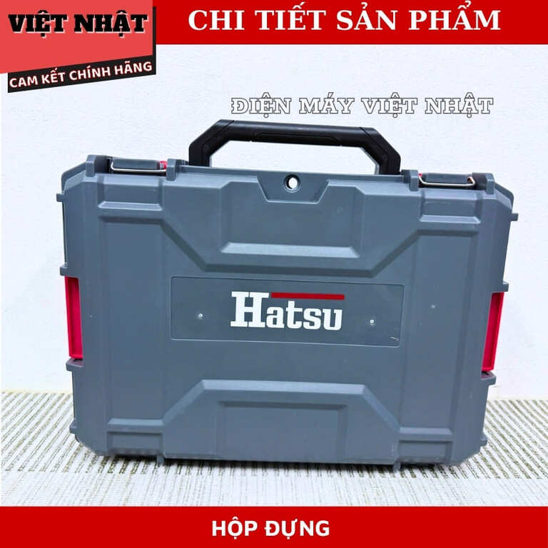 Máy khoan Hatsu HS616PRM, lực siết 110N.m, tốc độ 1800v/p, đầu kẹp 13mm 10 22