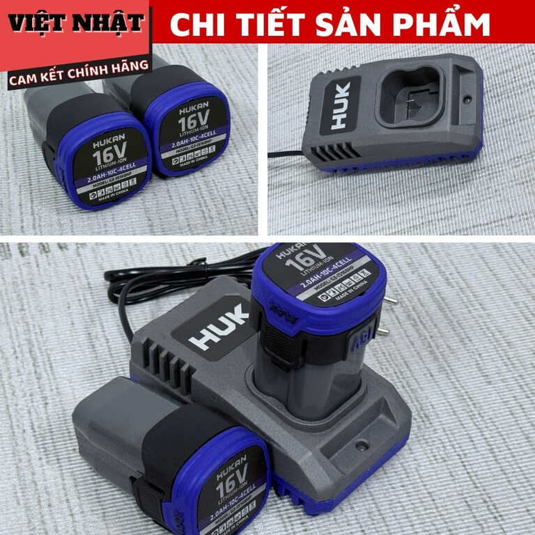 Máy Chuyên Vít Có Búa 16V Hukan G3-IS160HP Lực Siết 160N.M Chế Độ Tạo Xung Khi Mỏi Thiết Kế Cho Công Việc Đòi Hỏi Độ Chính Xác Cao 10 4