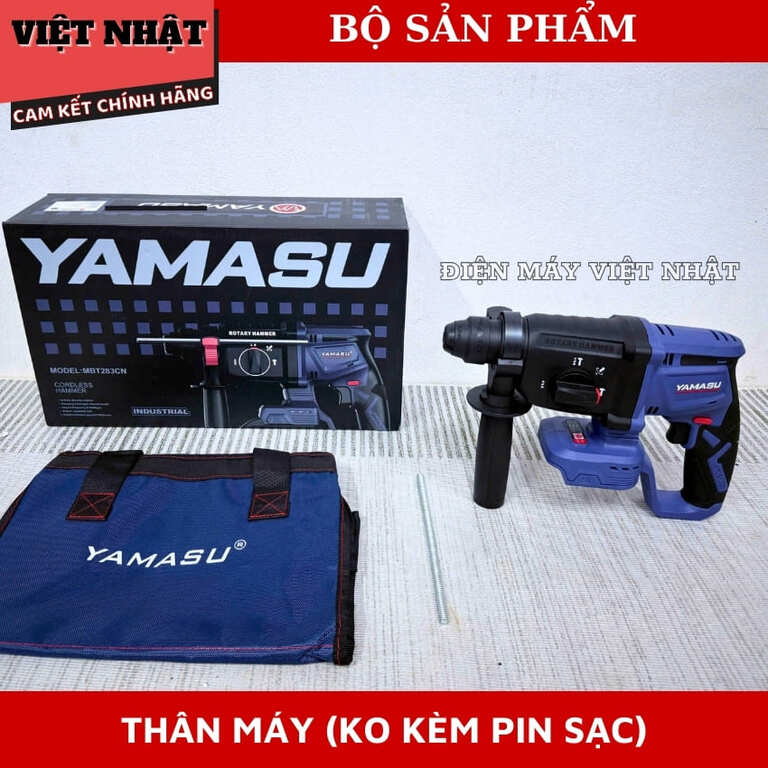 Máy khoan đục bê tông 3 chức năng Yamasu MBT283CN, nòng búa 26mm, tốc độ tải 1650v/p, lực đập 2.8J 10 41