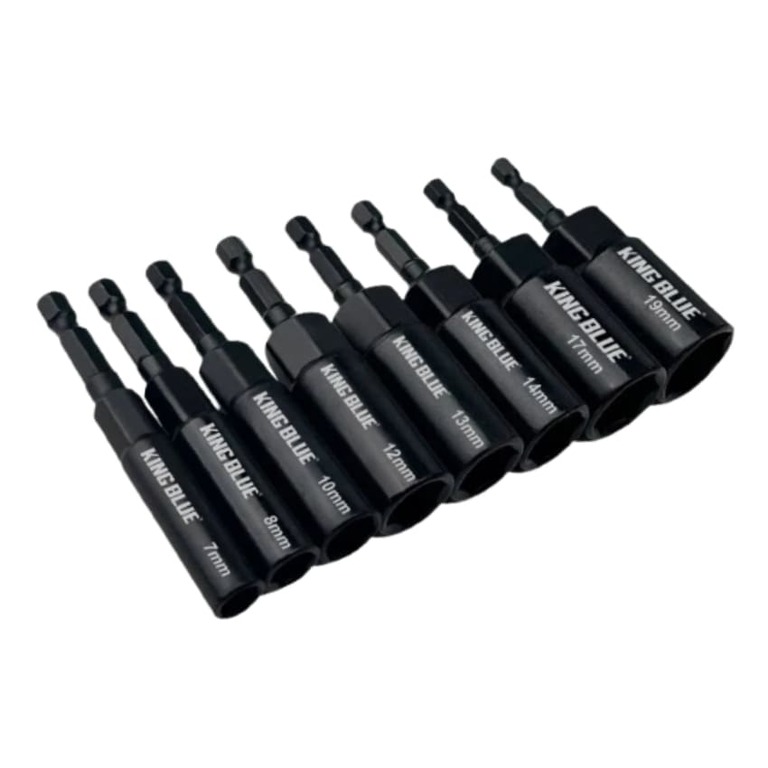 Đầu chụp bulong sâu lòng Kingblue CM, độ dài 80mm, kích thước đầu chụp 07/ 08/ 10/ 12/ 13/ 14/ 17/ 19mm 2 60