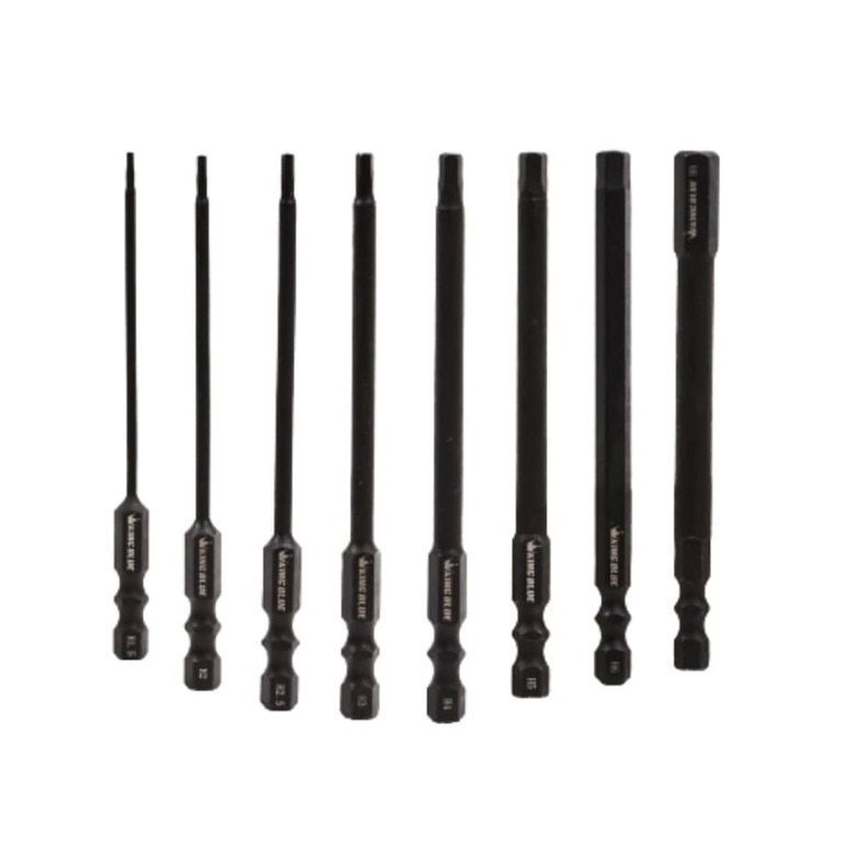 Bộ đầu lục giác Kingblue L8100E, kích thước H1.5-H8, sử dụng thép S2 2 9