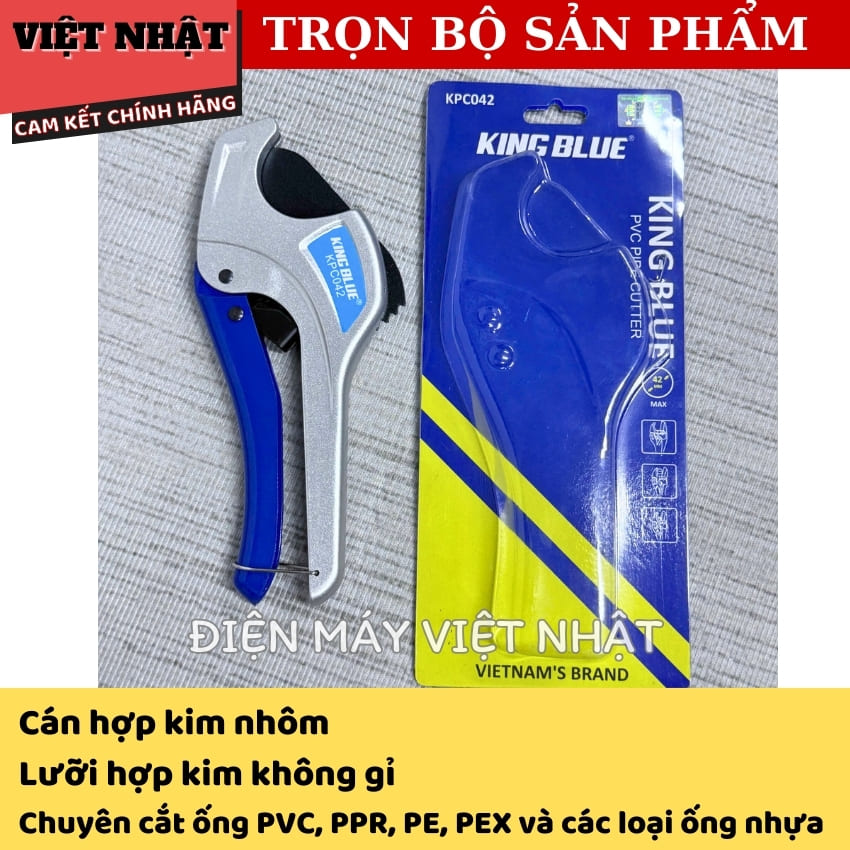 Kéo Cắt Ống Kingblue KPC-042 Chuyên Cắt Ống PVC PPR PE PEX Thiết Kế Đặc Biệt Dễ Dàng Cắt Nhanh Chính Xác 3 11