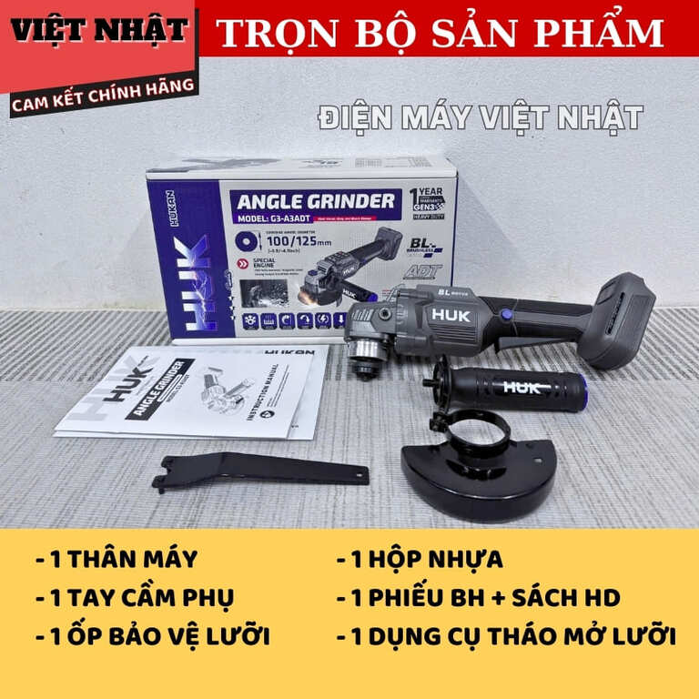 Máy Mài Góc G3-A3ADT Hukan 5 Cấp Chỉnh Tốc Điều Khiển Thông Minh Hiệu Suất Cao Tiện Lợi 3 21