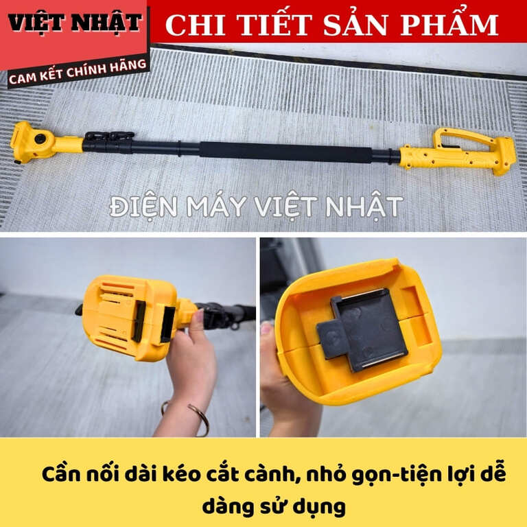 Cần Nối Dài Kéo Cắt Cành X-PRO, Thiết Kế Nối Dài Dễ Dàng, Bảo Hành 6 Tháng, Phù Hợp Cho Người Dùng Cá Nhân Và Chuyên Nghiệp 3 62