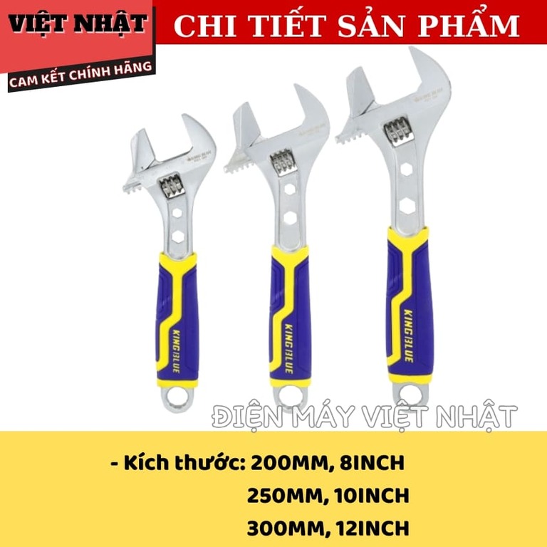 Mỏ Lết Đa Năng Kingblue KD3 Thép Carbon Cao Cấp Kích Thước 200mm 250mm 300mm Phù Hợp Nhiều Ứng Dụng 3 91