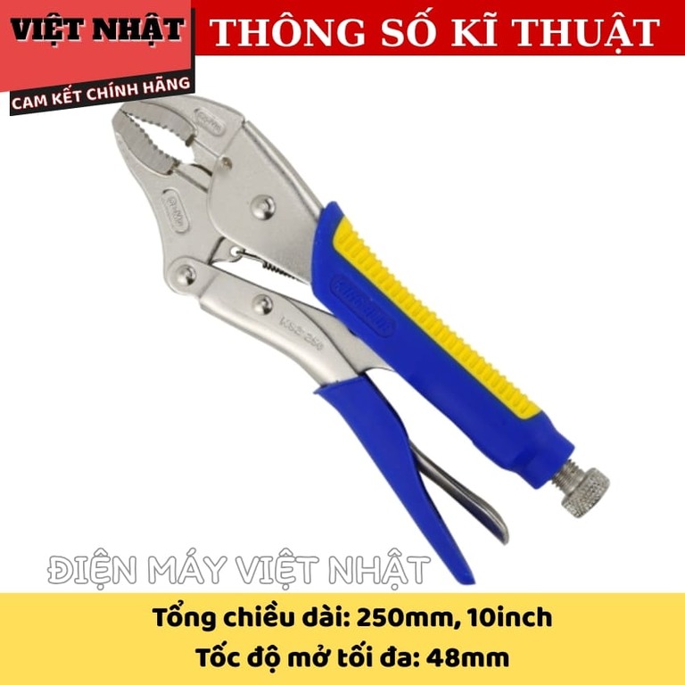 Kìm Kingblue KS2-250 kích cỡ 10"250MM-Điện Máy Việt Nhật 4 100