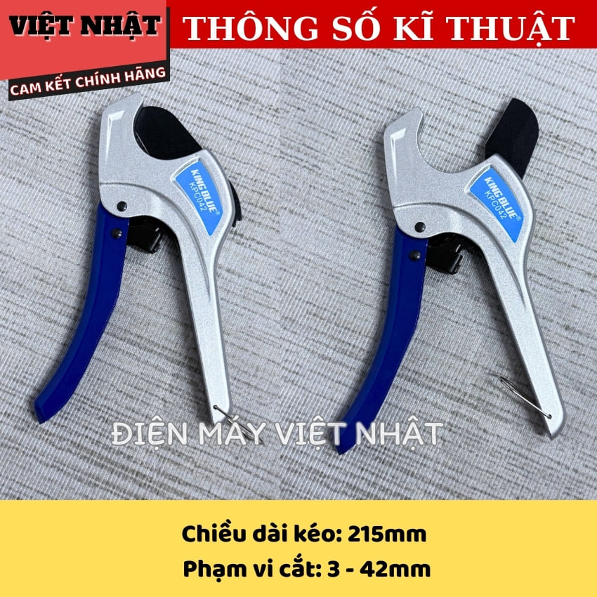 Kéo Cắt Ống Kingblue KPC-042 Chuyên Cắt Ống PVC PPR PE PEX Thiết Kế Đặc Biệt Dễ Dàng Cắt Nhanh Chính Xác 4 11