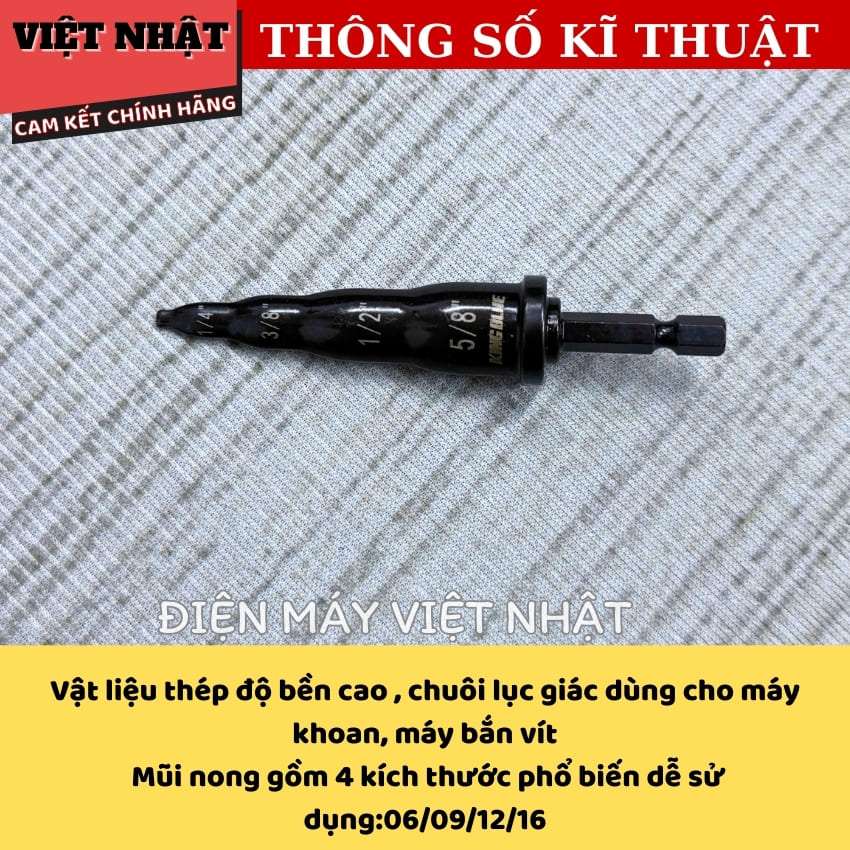 Mũi nong ống đồng Kingblue KB-1304 - Thép độ bền cao-Điện Máy Việt Nhật 4 15