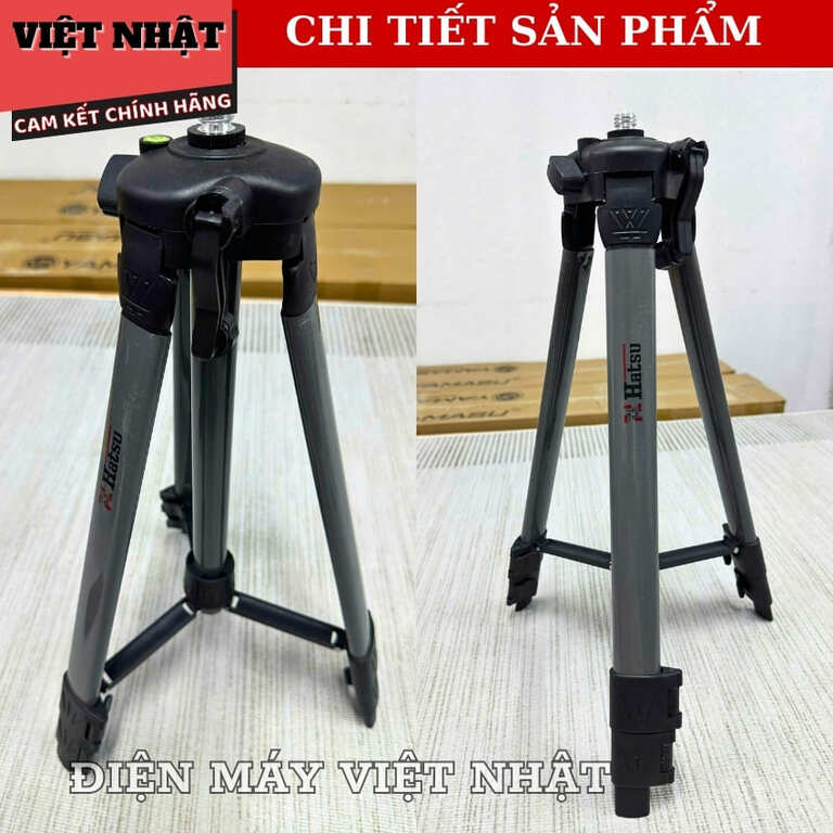 Chân đỡ máy cân bằng laser Hatsu, cao 1.2m, chất liệ hợp kim cao cấp 4 5