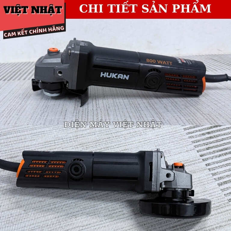 Máy mài điện Hukan G1-A14, sử dụng công tắc đuôi, công suất 800w 5 10