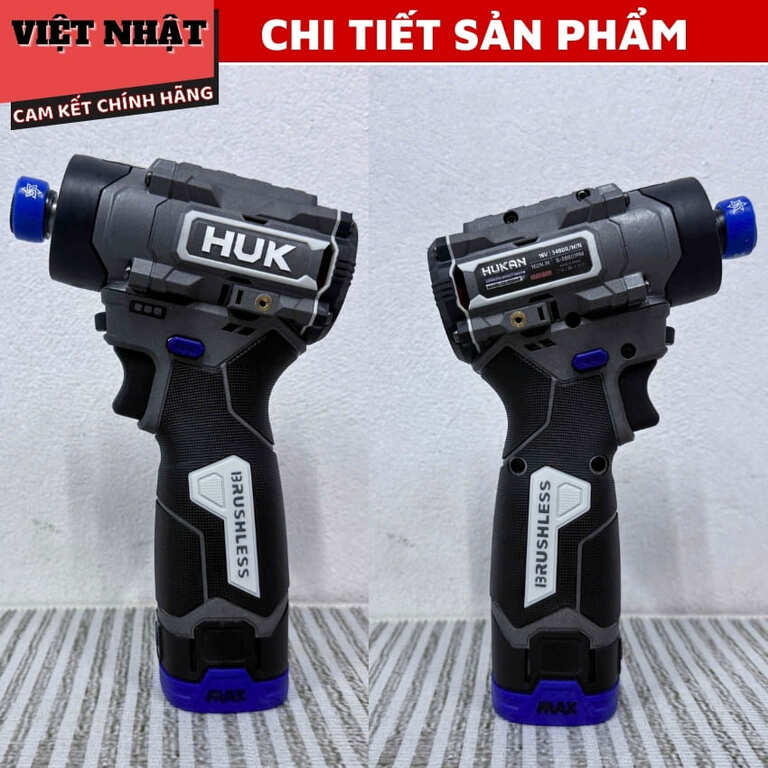 Máy Chuyên Vít Có Búa 16V Hukan G3-IS160HP Lực Siết 160N.M Chế Độ Tạo Xung Khi Mỏi Thiết Kế Cho Công Việc Đòi Hỏi Độ Chính Xác Cao 6 18