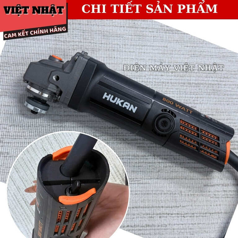 Máy mài điện Hukan G1-A14, sử dụng công tắc đuôi, công suất 800w 7 10