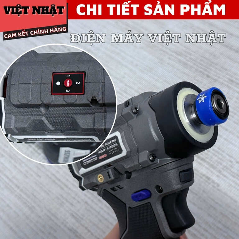 Máy Chuyên Vít Có Búa 16V Hukan G3-IS160HP Lực Siết 160N.M Chế Độ Tạo Xung Khi Mỏi Thiết Kế Cho Công Việc Đòi Hỏi Độ Chính Xác Cao 7 18