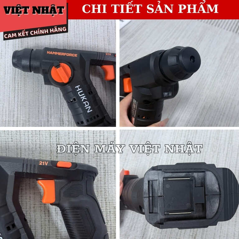 Máy khoan bê tông mini 2 chức năng Hukan G1-KBC17-Điện Máy Việt Nhật 7 20