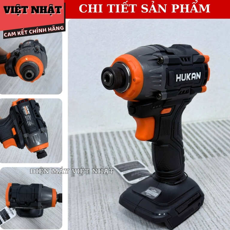 Thân Máy chuyên vít 21V HUKAN G1-CV150, Không chổi than Lực 150Nm, 3 Tốc độ,Chân phổ thông 7 32