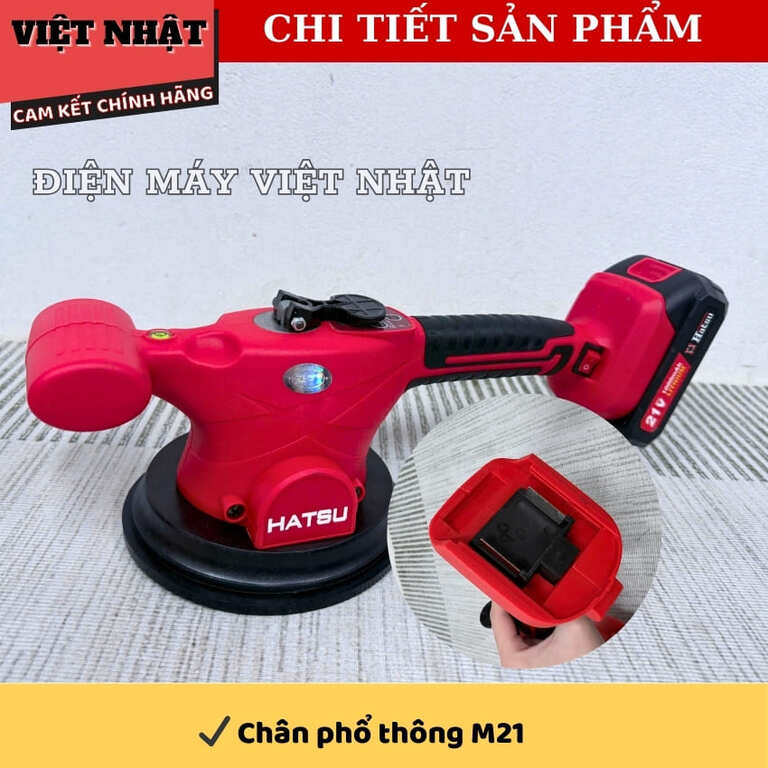 Máy rung gach Hatsu R0-11, tần số rung 500v/p, công suất 60N.m, đường kính đế 160mm 7 42