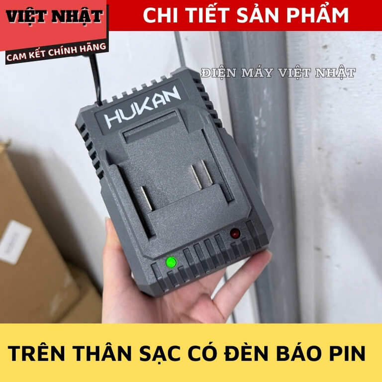 Sạc Hukan M21-G2ADT202A, đầu vào AC110-24V, Đầu ra 21V-2A có đèn báo, bảo hành 6 tháng 7 69