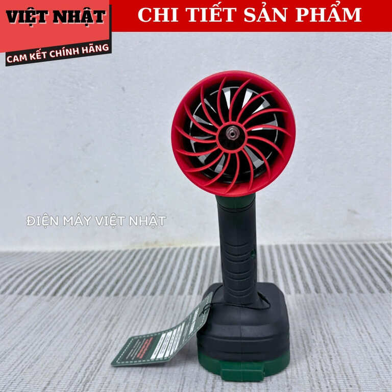 Máy thổi phản lực Pin 21V Greekman GRM778,Công suất: 1080W,Tốc độ không tải: Lên đến 50.000 vòng/phút,Tốc độ gió: 70m/s,Áp lực gió: 1600G. 8 19