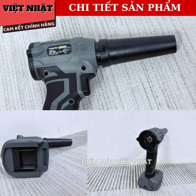 Thân máy thổi phản lực Hukan G2TPL-F1, áp lực gió 450g, tốc độ 65.000v/p, động cơ ống dẫn, bảo hành 2 năm 8 24