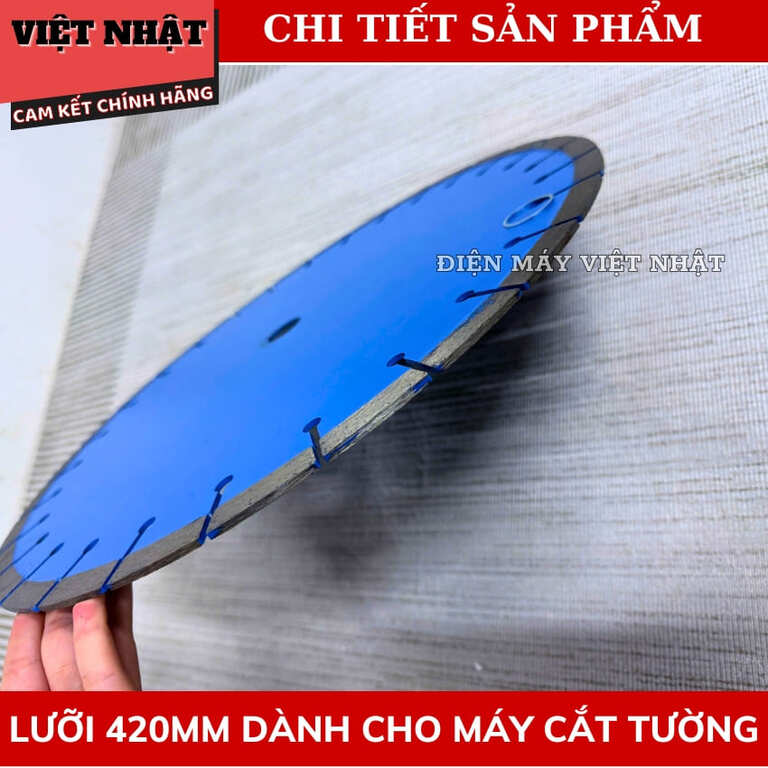 Lưỡi cắt Caowang 420mm dành riêng cho máy cắt rãnh tường, bền gấp 2 lần lưỡi thông thường 8 25