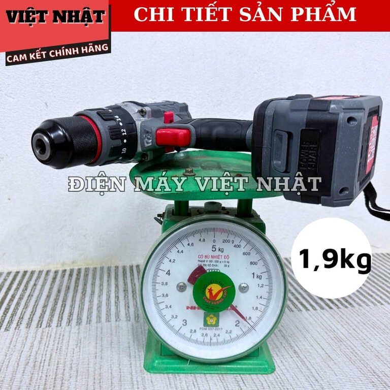 Máy khoan Hatsu HS616PRM, lực siết 110N.m, tốc độ 1800v/p, đầu kẹp 13mm 8 29