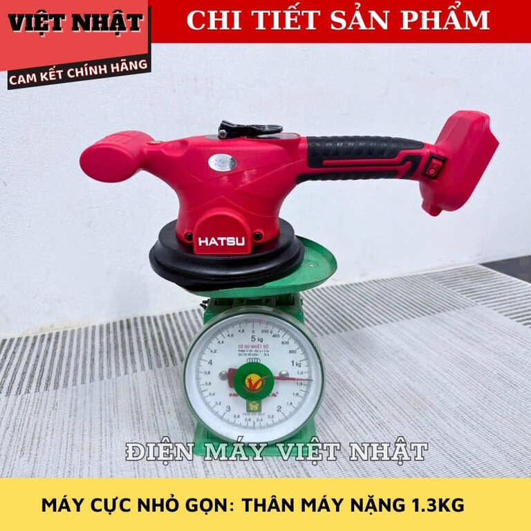 Máy rung gach Hatsu R0-11, tần số rung 500v/p, công suất 60N.m, đường kính đế 160mm 8 30