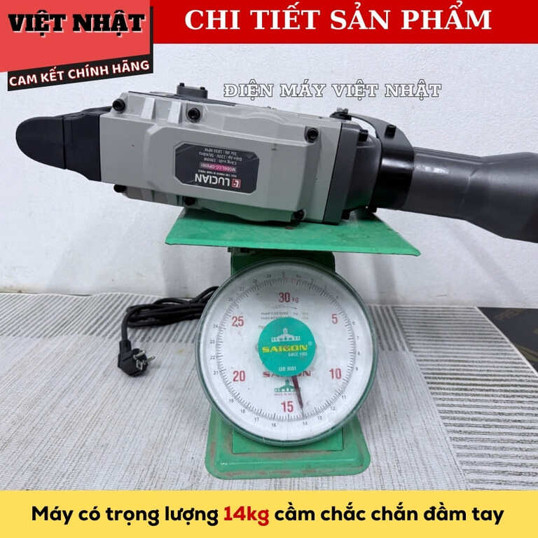 Máy đục bê tông Lucian LC-DP6501, tặng 2 mũi đục cao cấp, công suất 1.800w, tốc độ đập 1850BPM 8 51