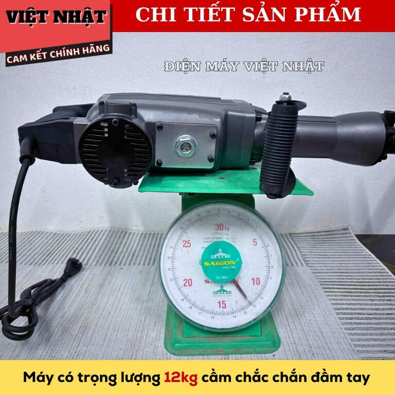 Máy đục bê tông Lucian LC-DP65A, công suất 2.800w, tốc độ đập 1950BPM, bảo hành 6 tháng 8 52