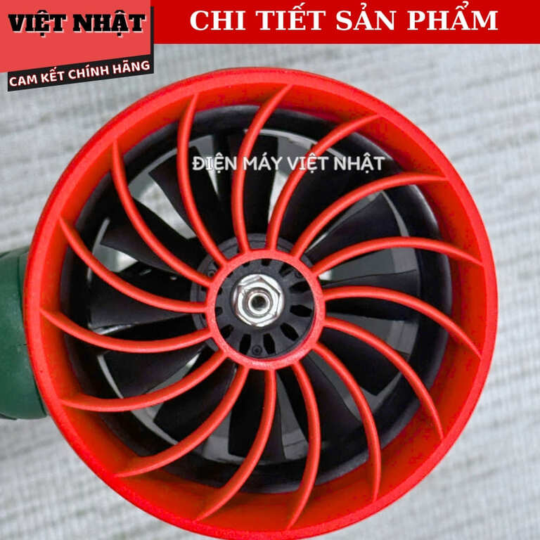 Máy thổi phản lực Pin 21V Greekman GRM778,Công suất: 1080W,Tốc độ không tải: Lên đến 50.000 vòng/phút,Tốc độ gió: 70m/s,Áp lực gió: 1600G. 9 16