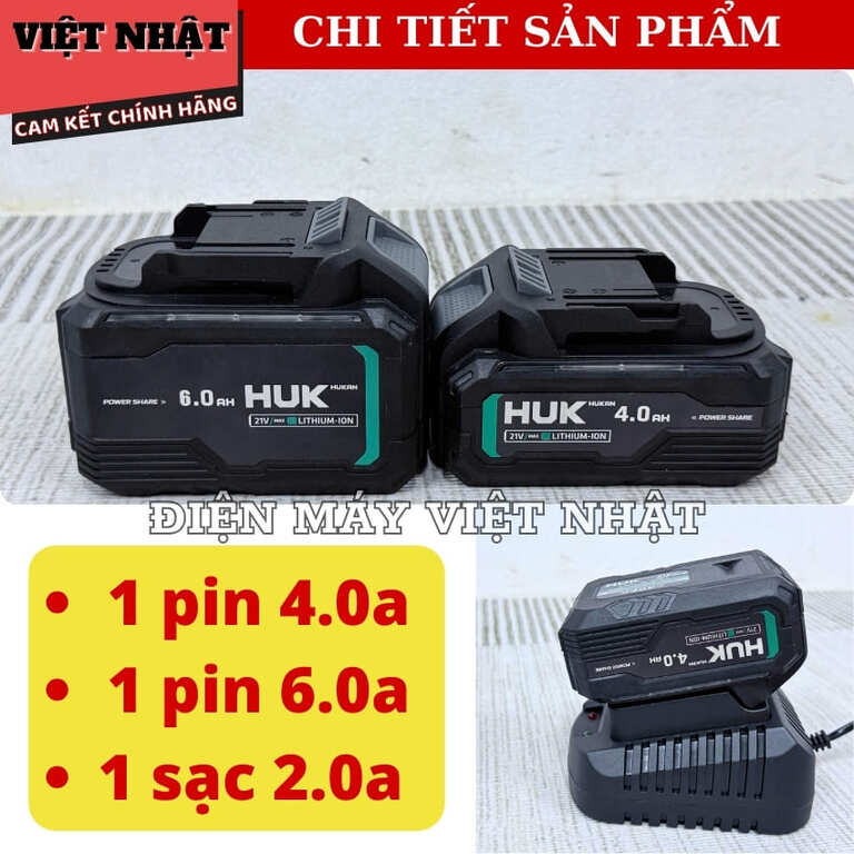 Máy khoan Hukan 13mm GEN 3 – G3-F165PRO,lực siết 165N.m, chân pin phổ thông, hàng chính hãng 9 33
