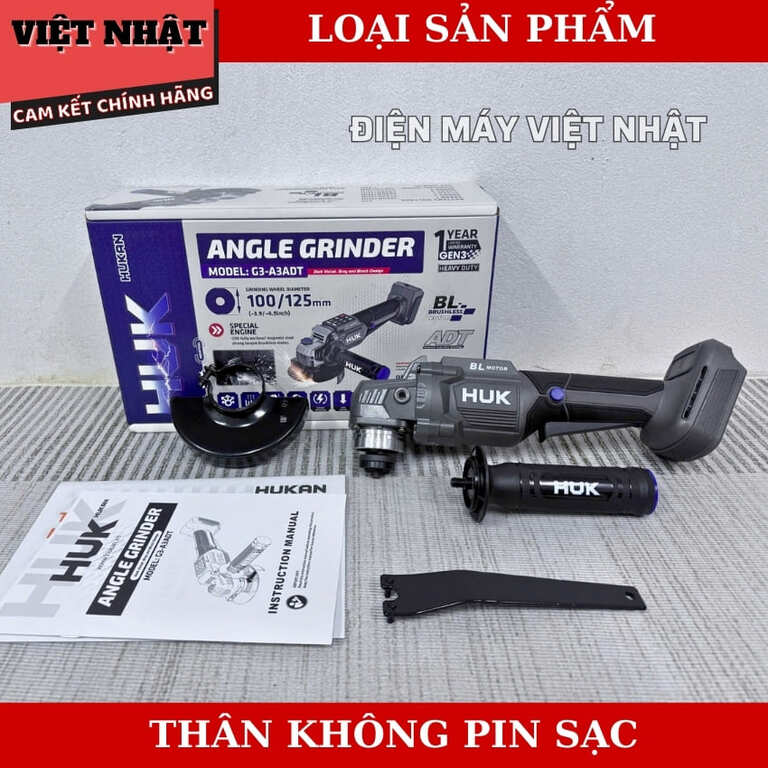 Máy Mài Góc G3-A3ADT Hukan 5 Cấp Chỉnh Tốc Điều Khiển Thông Minh Hiệu Suất Cao Tiện Lợi 9 7