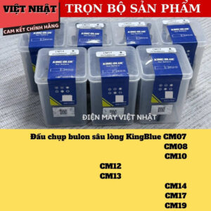 Đầu chụp bulong sâu lòng Kingblue CM, độ dài 80mm, kích thước đầu chụp 07/ 08/ 10/ 12/ 13/ 14/ 17/ 19mm CM 3
