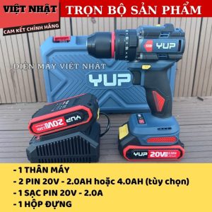 Máy Khoan Pin YUP YP20 DR13M 13MM 3 Chức Năng DR13M 1
