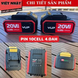 Máy cưa xích dùng pin YUP YP20 CS12B cua xich yup cs12b 9