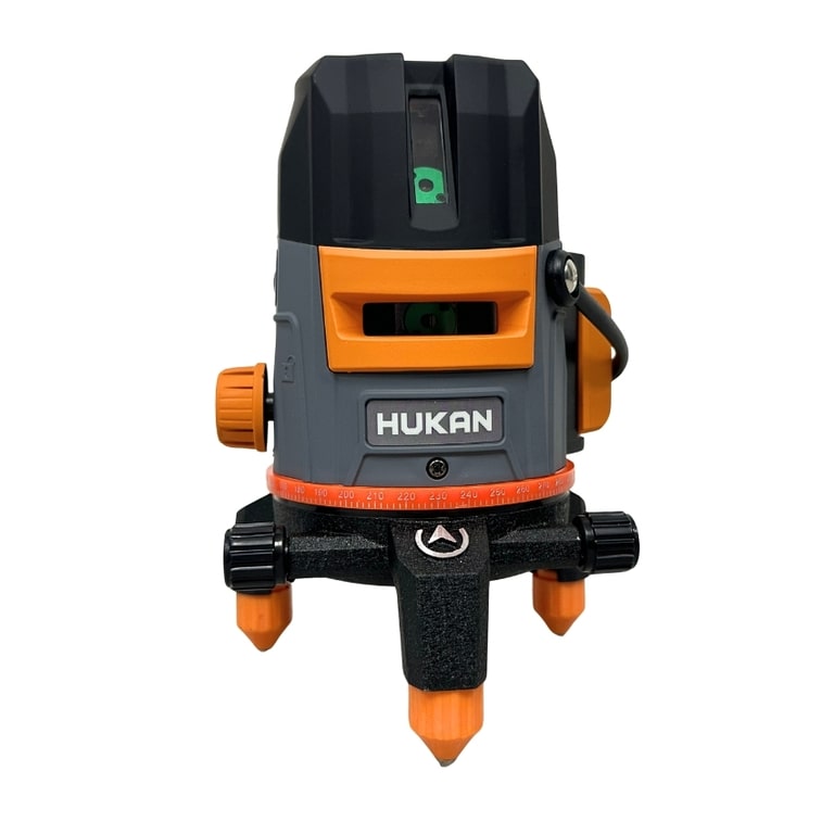 Máy cân bằng laser 5 tia xanh Hukan LS091VN khóa trục 2 bên laze hukan ls091vn 12