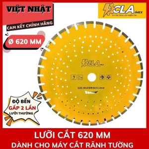 Lưỡi cắt tường CLA 620mm, bền gấp 2 lần lưỡi thường, kích thước 620x50x3.2mm, chất liệu bền, phù hợp nhiều ứng dụng