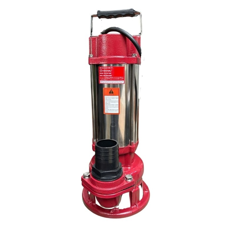 Máy bơm nước thả chìm nước thải cắt rác Yamasu YA-CR1100, công suất 1100w, đường kính 18mm 2 1